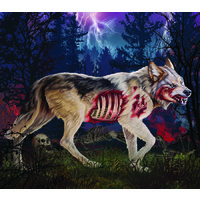 DuraMesh Zombie Wolf Target Face