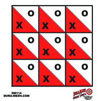 DuraMesh Tic Tac Toe Target Face