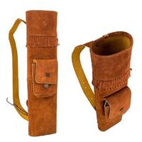 Buck Trail Leather Back Quiver