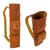 Buck Trail Leather Back Quiver