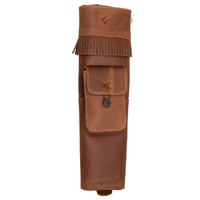 Traditional Brown Leather Back Quiver