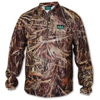 Ridgeline Sable Airflow LS Zip Top Grassland Camo