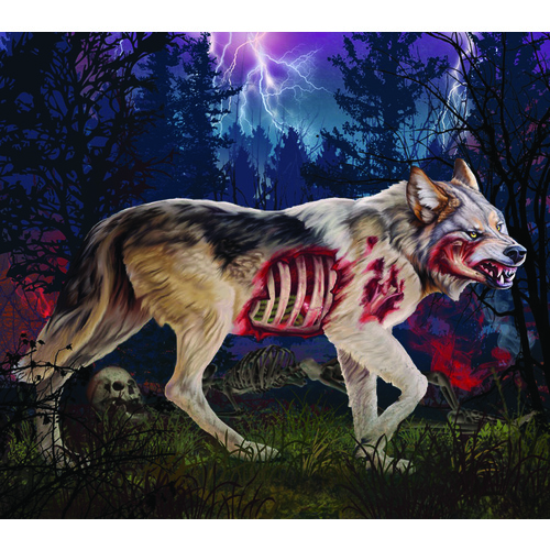 DuraMesh Zombie Wolf Target Face
