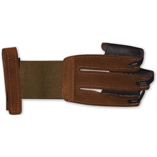 Vista Suede Leather 3 Finger Shooting Glove [Size: Large]