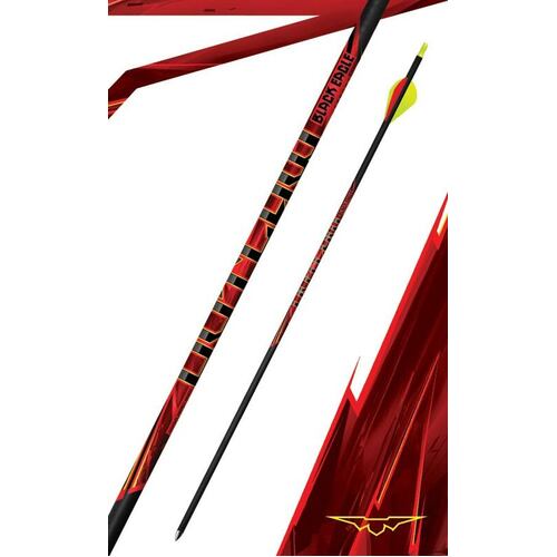 Black Eagle Outlaw Fletched Arrows 6PK [Spine: 700]