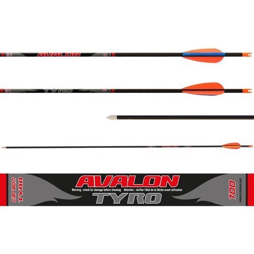 Avalon Tyro Carbon Target Arrows 3PK [Spine: 700]