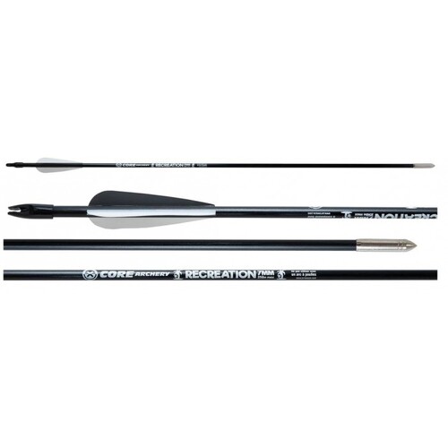 Core Archery Recreation Fiberglass Arrow 3PK
