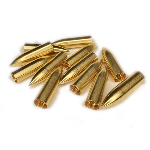 Tipping Point Brass Screw on points [Weight: 100gr][Size 11/32in]