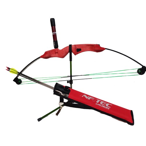Cartel Triple CX Junior Compound Bow Set [Colour: Red]
