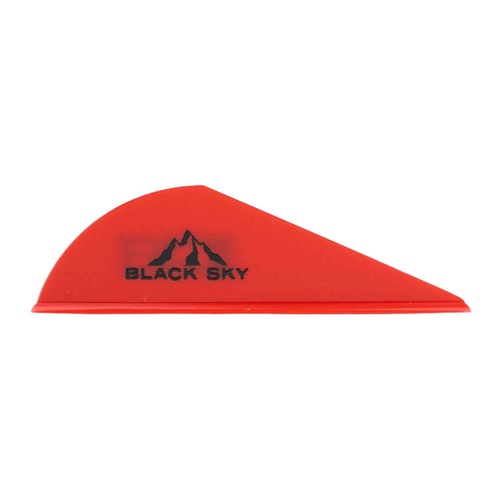 Bohning Black Sky Vanes [Colour: Red]
